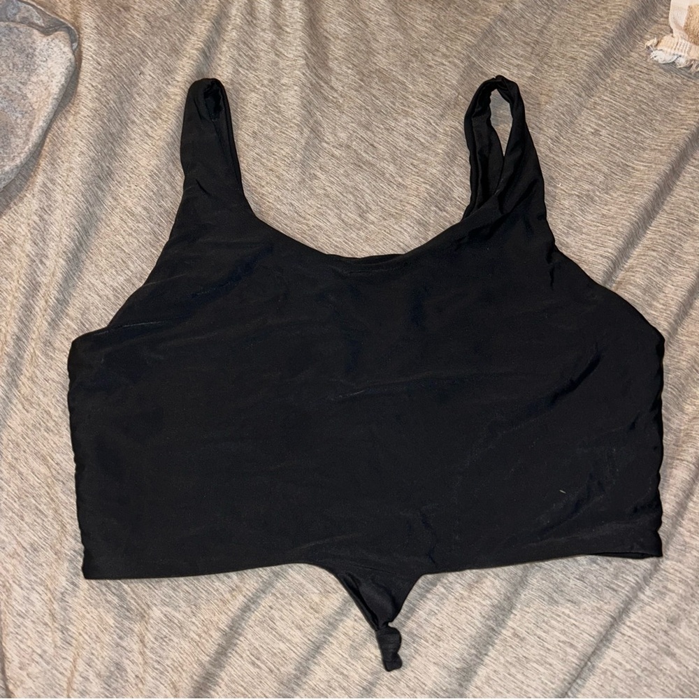Zaful Black Swim Suit Top